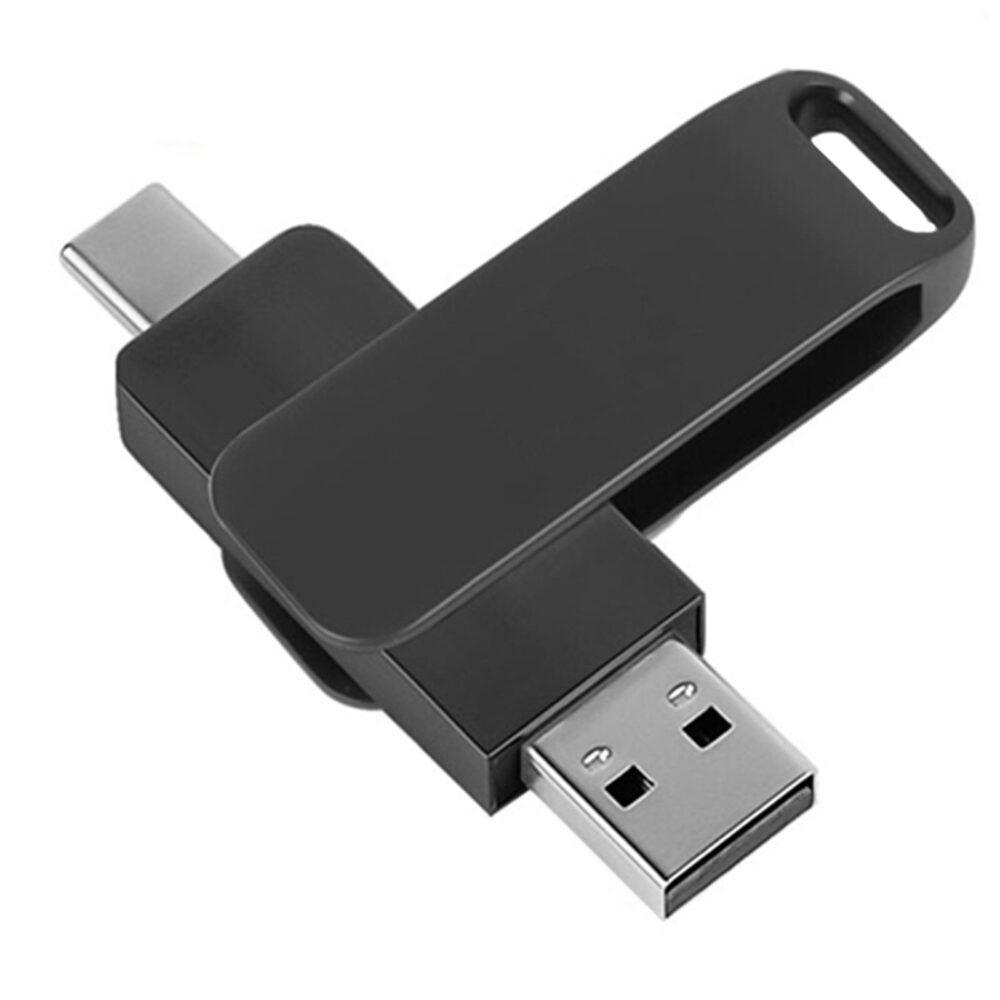 SELÇUKLU SİYAH OTG USB BELLEK (64 GB 3.0) | Promosyon Ürünleri