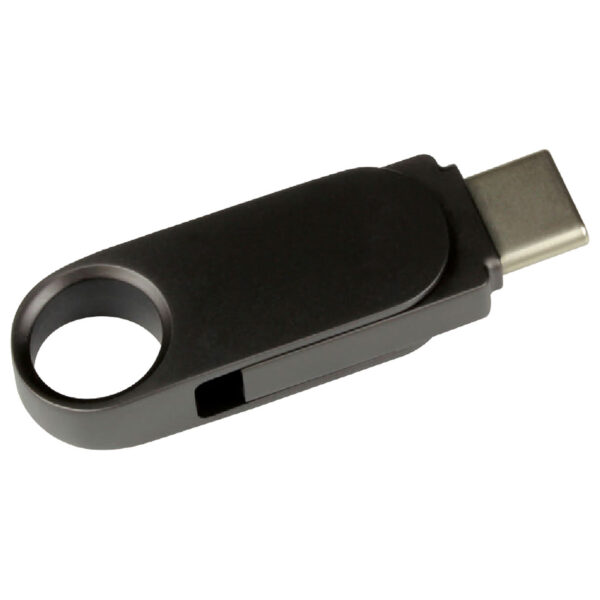 BOLKAR SİYAH 16GB MİNİ TYPE-C OTG METAL USB BELLEK