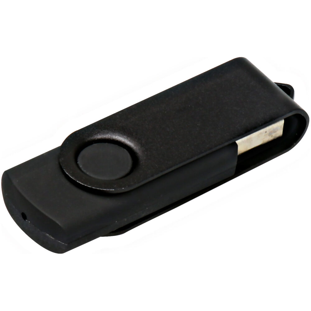 EŞREFOĞULLARI SİYAH DÖNER KAPAKLI USB BELLEK (32 GB) | Promosyon Ürünleri