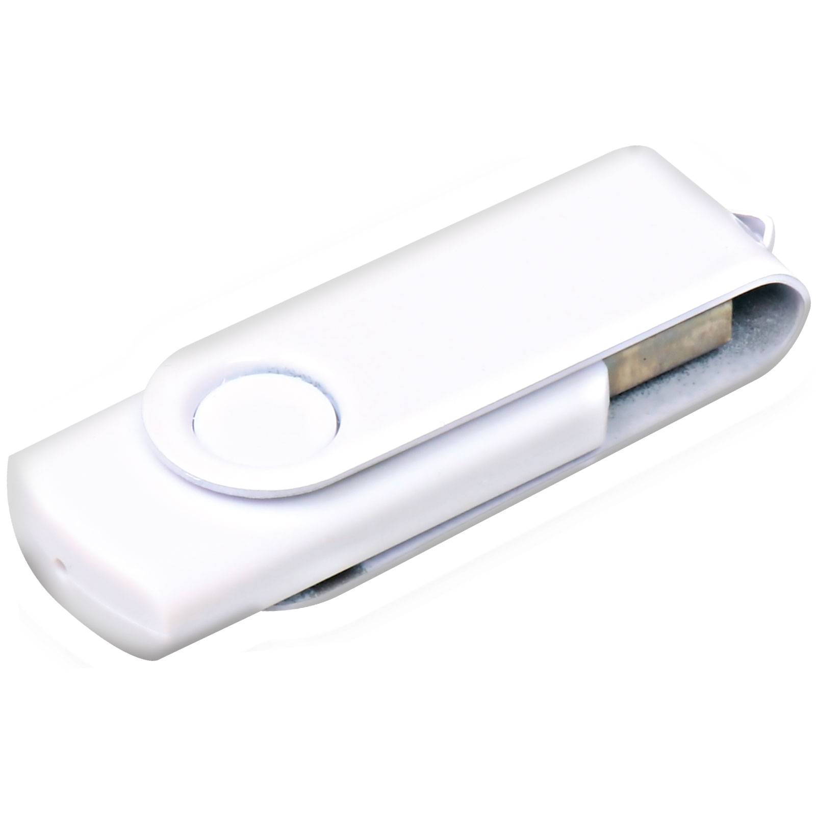 EŞREFOĞULLARI BEYAZ DÖNER KAPAKLI USB BELLEK (32 GB) | Promosyon Ürünleri