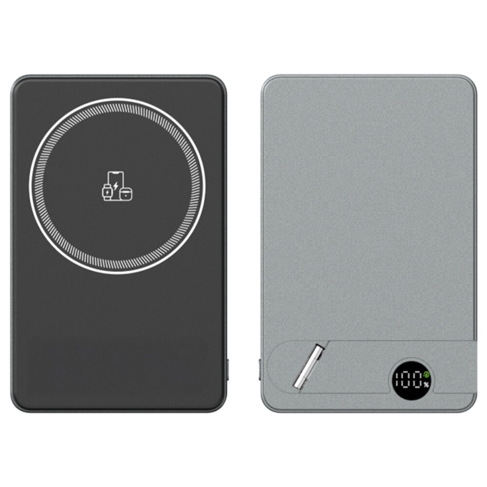 KİLYOS 10.000 MAH SİYAH MAGSAFE ve WIRELESS STANDLI POWERBANK | Promosyon Ürünleri