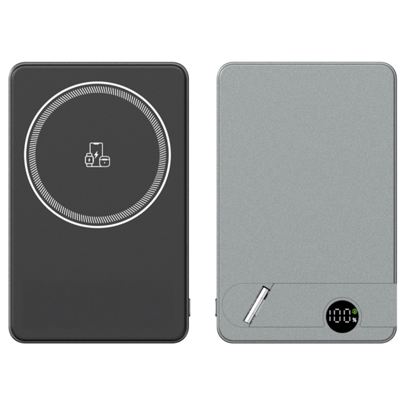 KİLYOS 10.000 MAH SİYAH MAGSAFE ve WIRELESS STANDLI POWERBANK | Promosyon Ürünleri