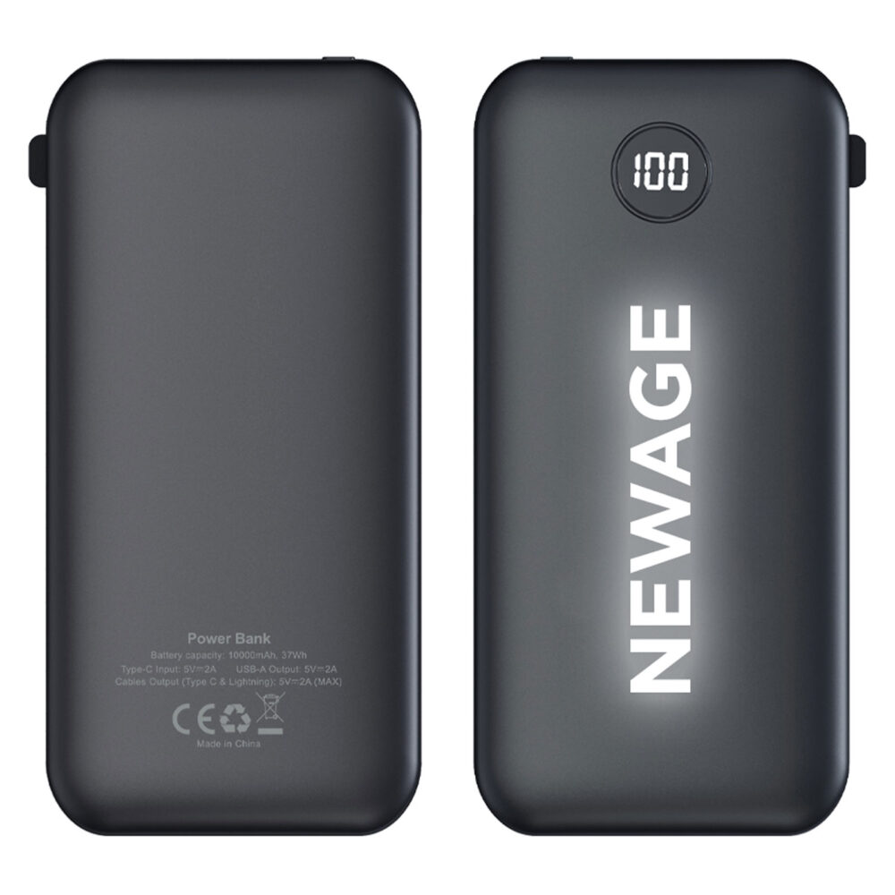 ÖLÜDENİZ SİYAH 10.000 MAH POWERBANK | Promosyon Ürünleri