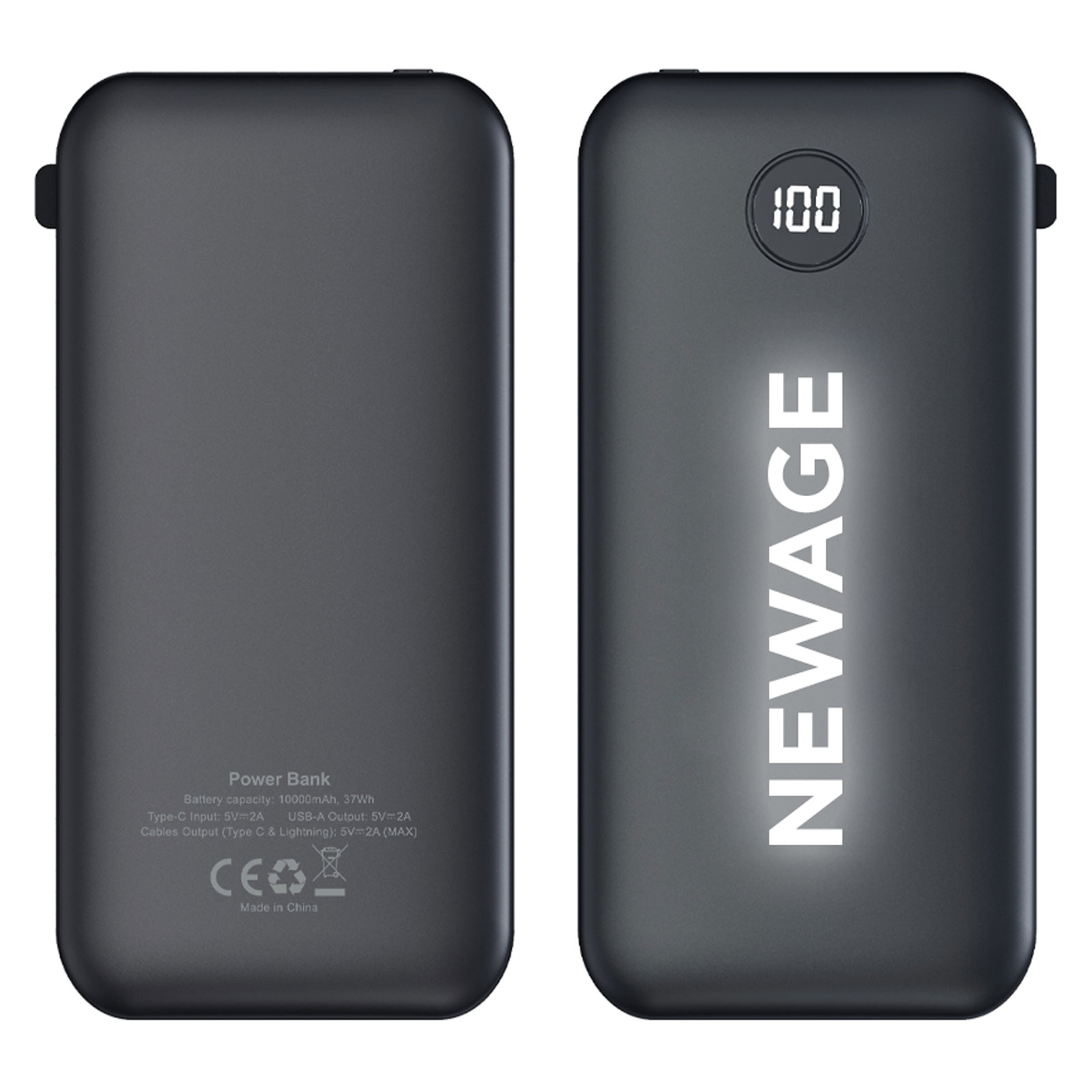 ÖLÜDENİZ SİYAH 10.000 MAH POWERBANK | Promosyon Ürünleri