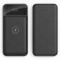 ÜZÜMLÜ 10.000 MAH SİYAH WIRELESS POWERBANK | Promosyon Ürünleri