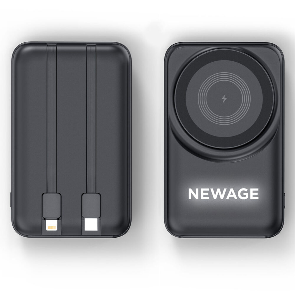 KÜÇÜKLER 10.000 MAH SİYAH MAGSAFE ve WIRELESS POWERBANK | Promosyon Ürünleri