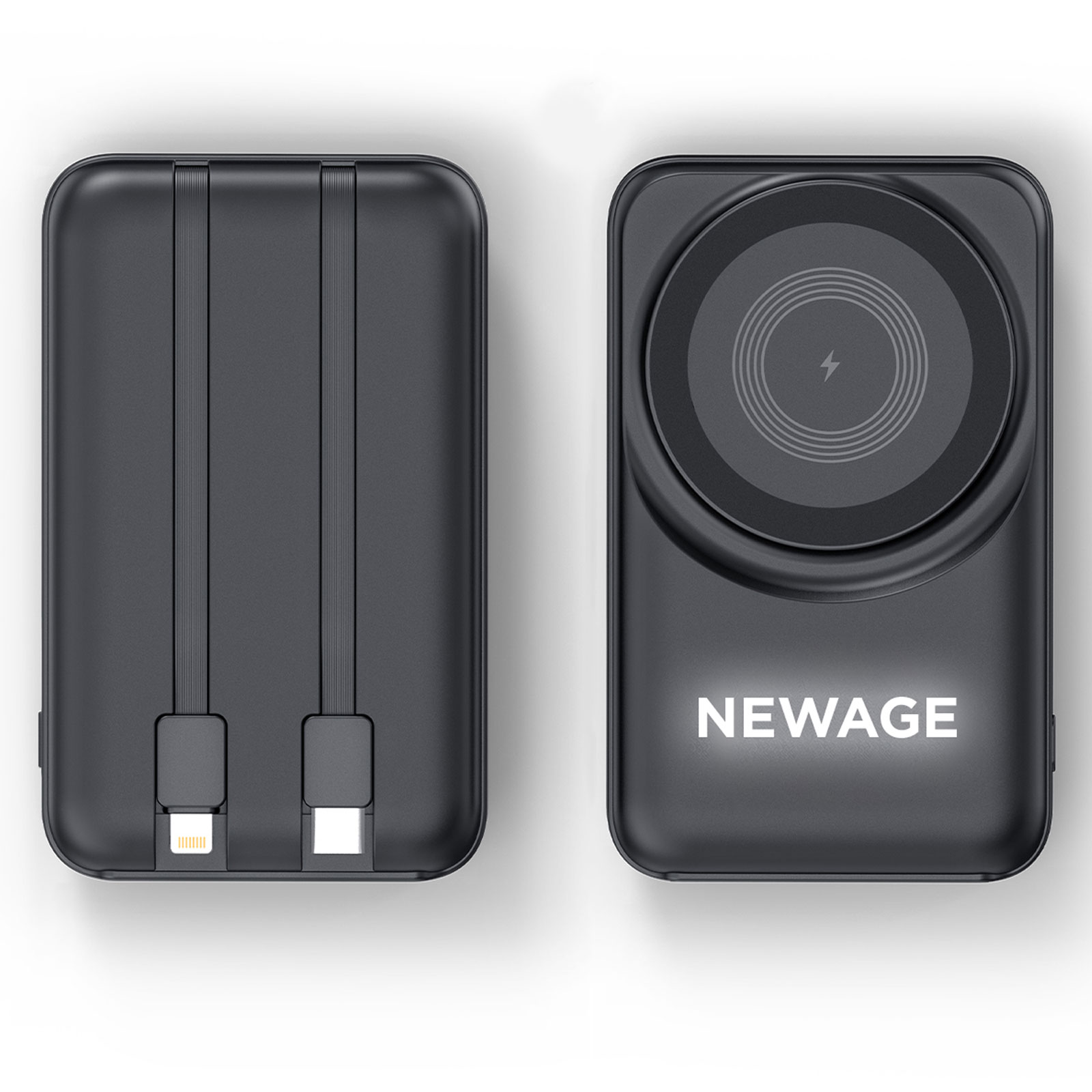 KÜÇÜKLER 10.000 MAH SİYAH MAGSAFE ve WIRELESS POWERBANK | Promosyon Ürünleri