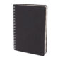 BATIKENT SİYAH SPİRALLİ TARİHSİZ DEFTER (15X21 CM) | Promosyon Ürünleri