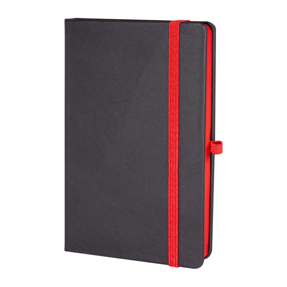 TUNALI KIRMIZI TARİHSİZ DEFTER (13X21 CM) | Promosyon Ürünleri