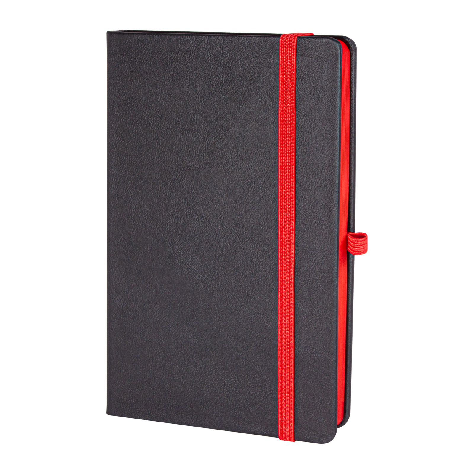 TUNALI KIRMIZI TARİHSİZ DEFTER (13X21 CM) | Promosyon Ürünleri