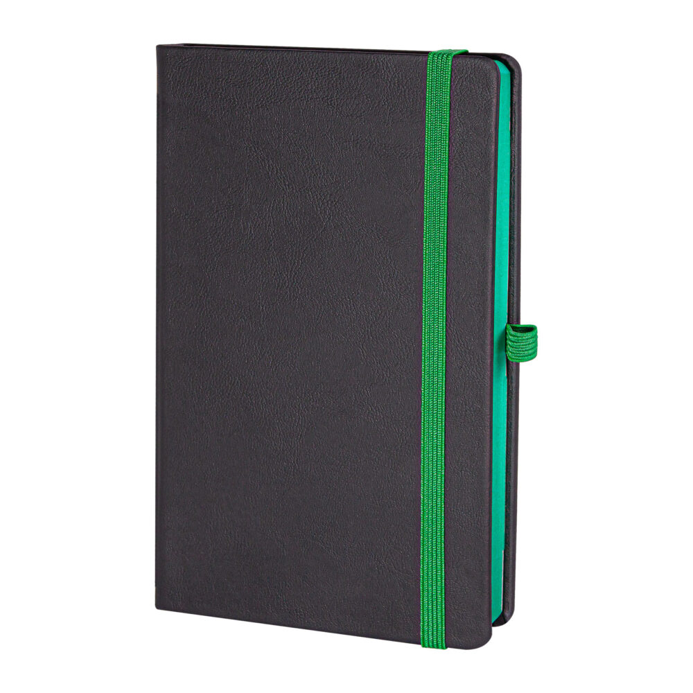 TUNALI YEŞİL TARİHSİZ DEFTER (13X21 CM) | Promosyon Ürünleri