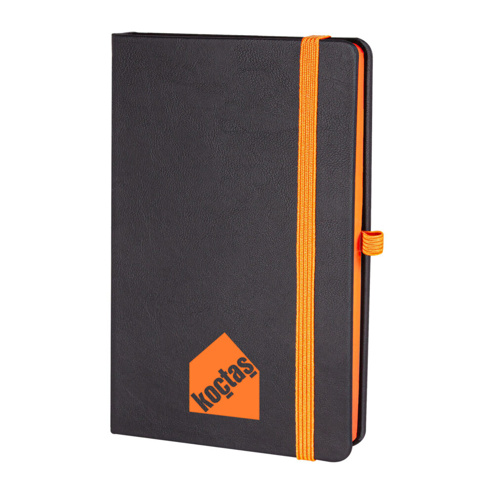 TUNALI TURUNCU TARİHSİZ DEFTER (13X21 CM) | Promosyon Ürünleri