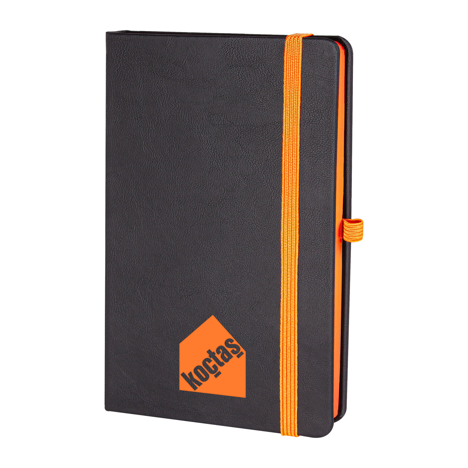 TUNALI TURUNCU TARİHSİZ DEFTER (13X21 CM) | Promosyon Ürünleri