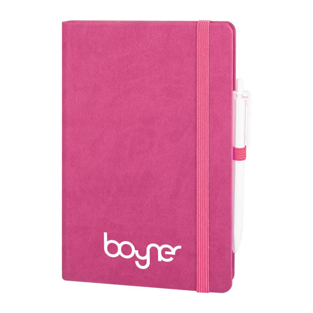 DIŞKAPI PEMBE TARİHSİZ DEFTER (13X21 CM) | Promosyon Ürünleri