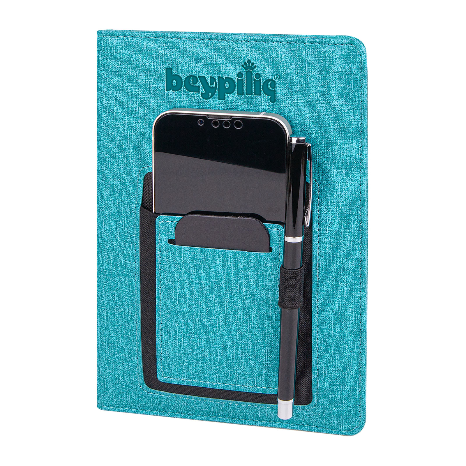 MEŞRUTİYET TURKUAZ TARİHSİZ DEFTER (15X21 CM) | Promosyon Ürünleri