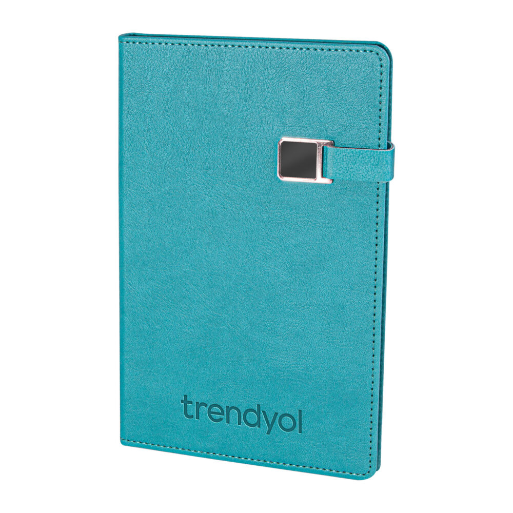 ESENBOĞA TURKUAZ TARİHSİZ DEFTER (13X21 CM) | Promosyon Ürünleri