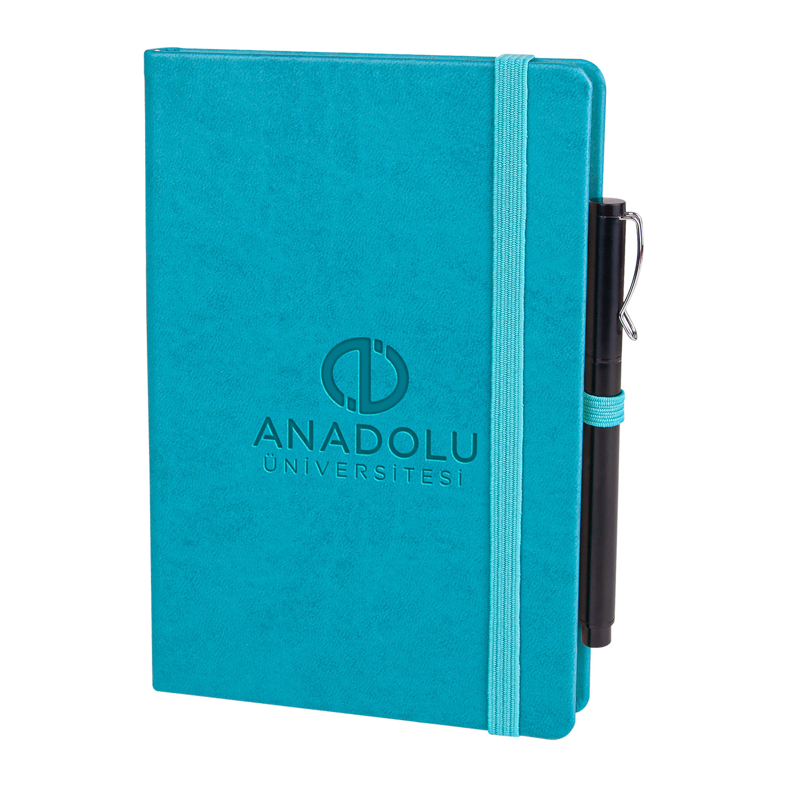 KALECİK TURKUAZ TARİHSİZ DEFTER (13X21 CM) | Promosyon Ürünleri