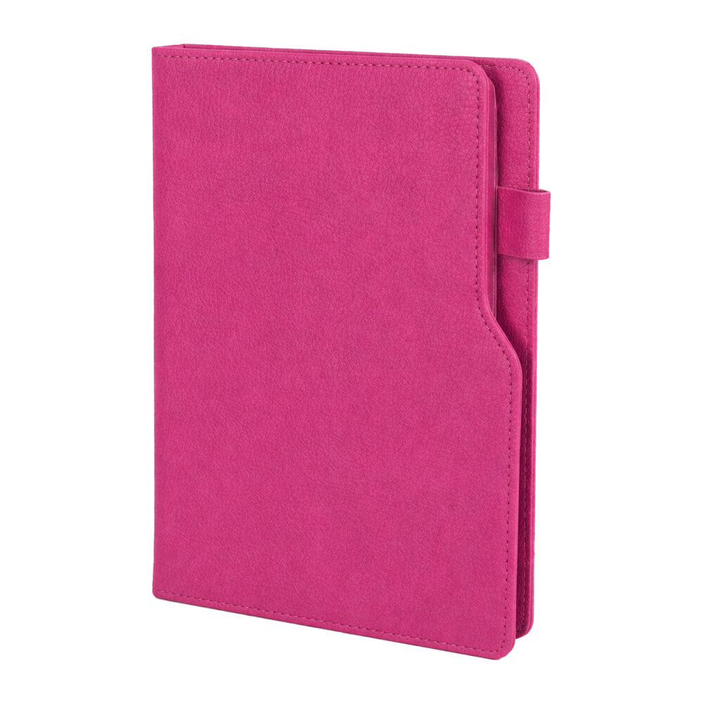 BAHÇELİEVLER PEMBE TARİHSİZ DEFTER (14,5X21 CM) | Promosyon Ürünleri