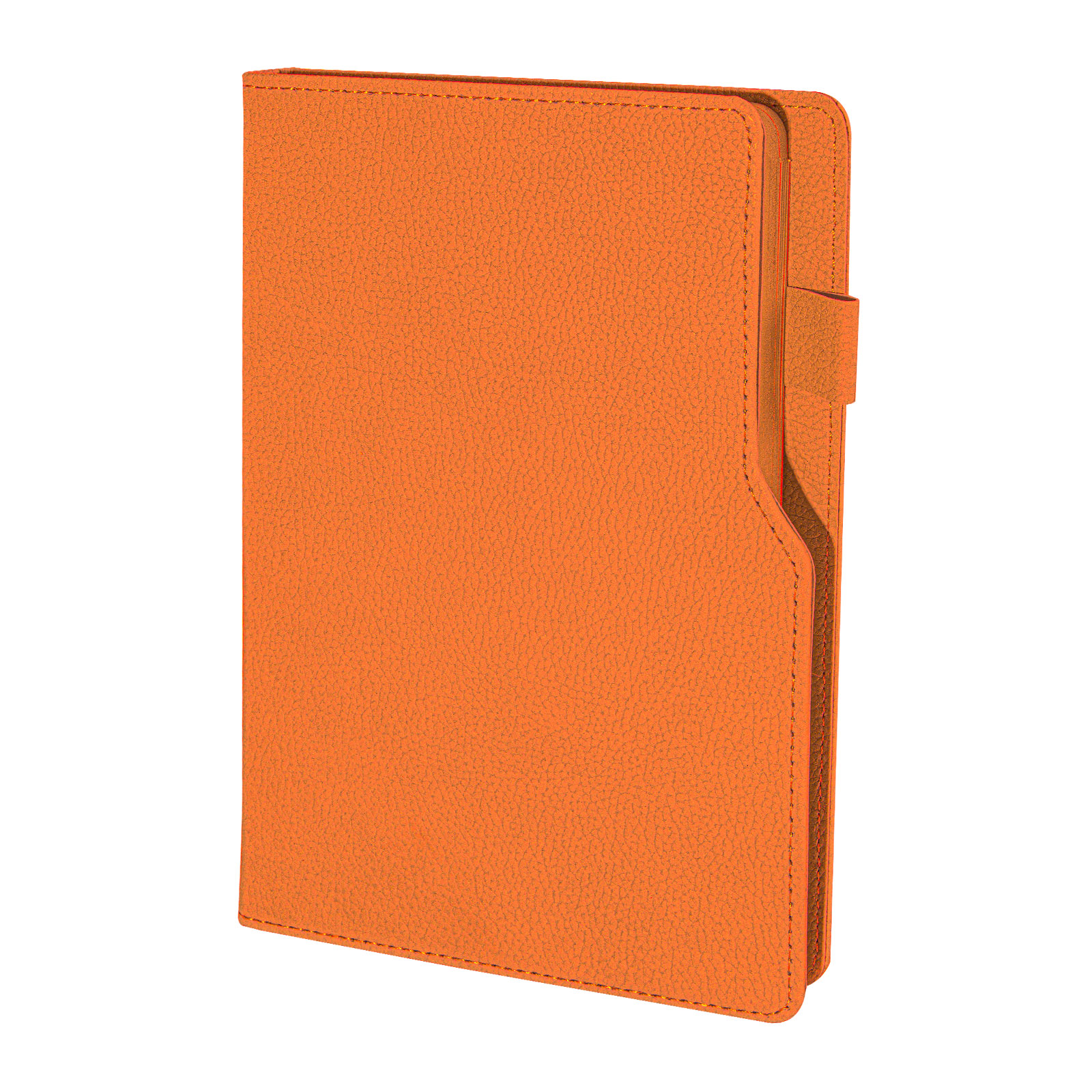 BAHÇELİEVLER TURUNCU TARİHSİZ DEFTER (14,5X21 CM) | Promosyon Ürünleri