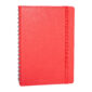 SÖĞÜTÖZÜ KIRMIZI SPİRALLİ TARİHSİZ DEFTER (17X24 CM) | Promosyon Ürünleri