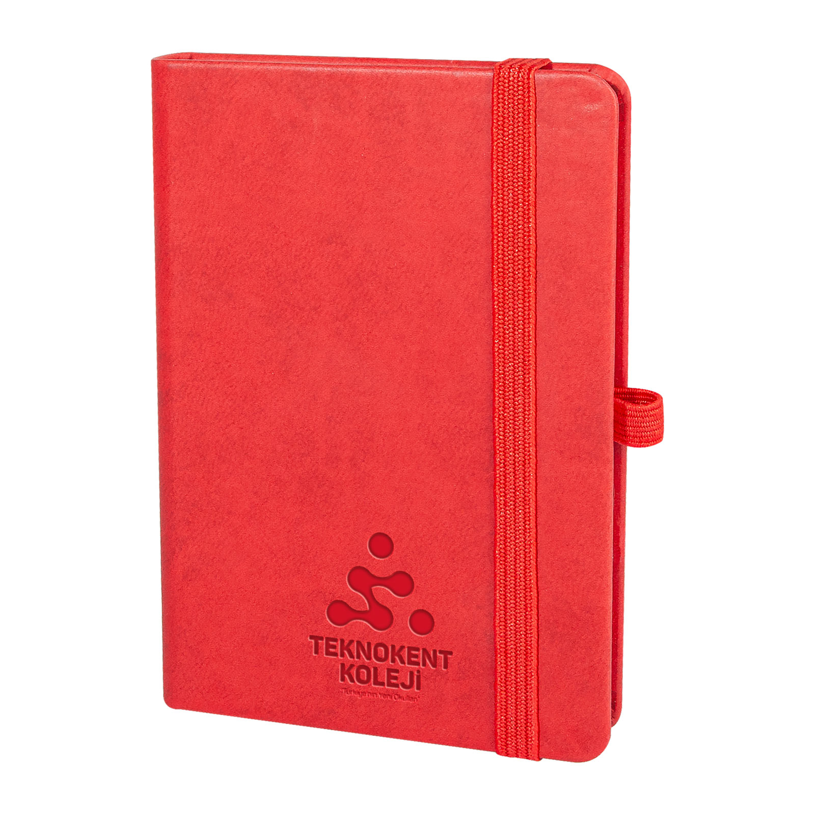 İNCEK KIRMIZI TARİHSİZ DEFTER (9X14 CM) | Promosyon Ürünleri