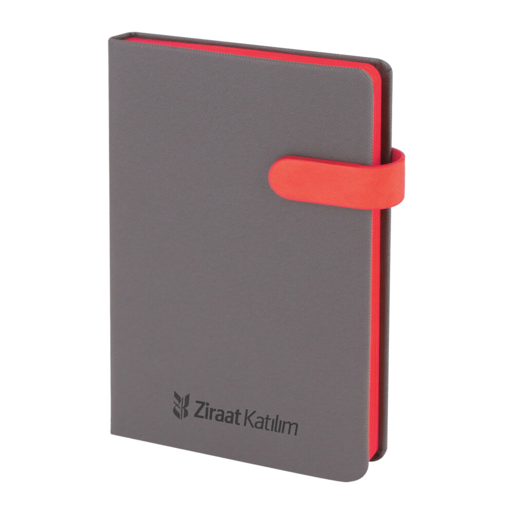 ORAN KIRMIZI TARİHSİZ DEFTER (13X21 CM) | Promosyon Ürünleri