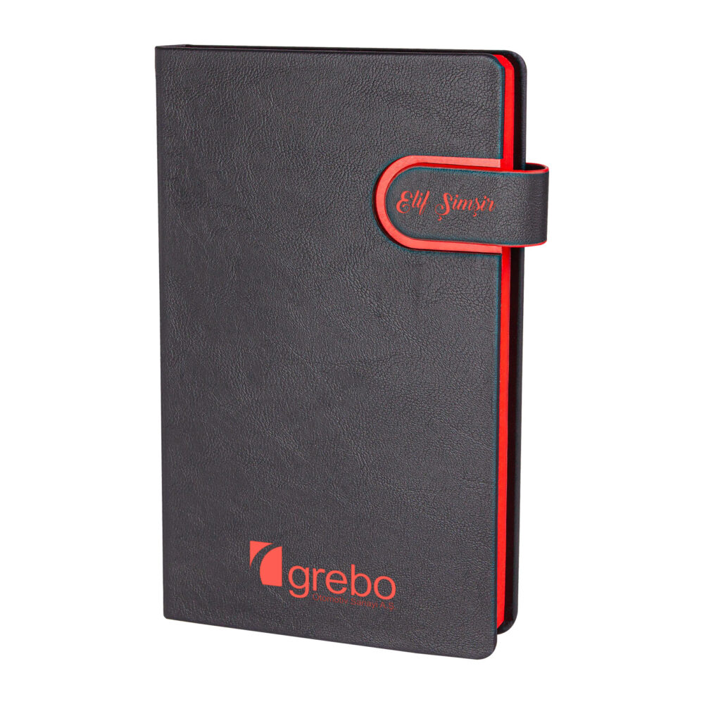 EMEK KIRMIZI TARİHSİZ DEFTER (13X21 CM) | Promosyon Ürünleri