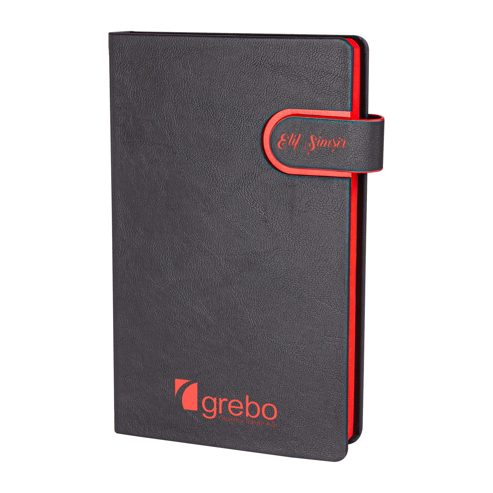EMEK KIRMIZI TARİHSİZ DEFTER (13X21 CM) | Promosyon Ürünleri