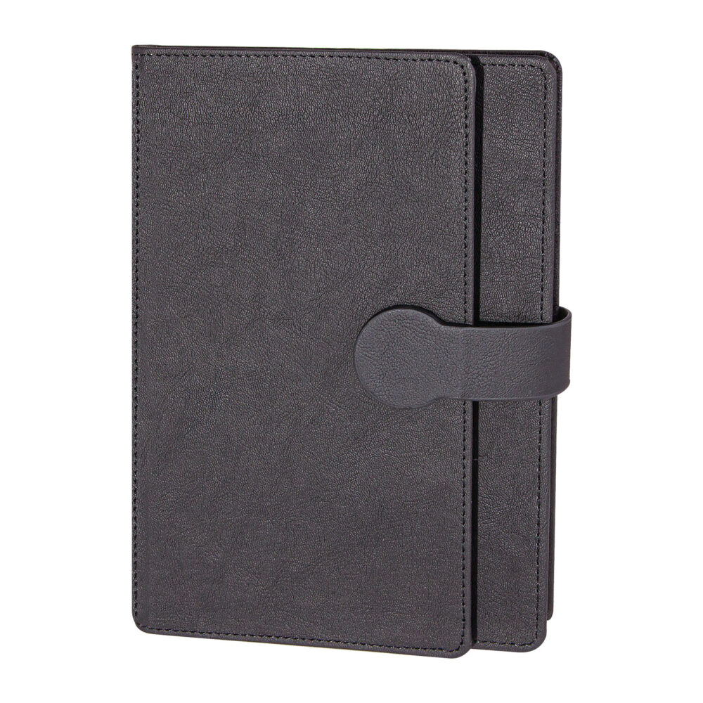 SARAY SİYAH TARİHSİZ DEFTER (15X21 CM) | Promosyon Ürünleri