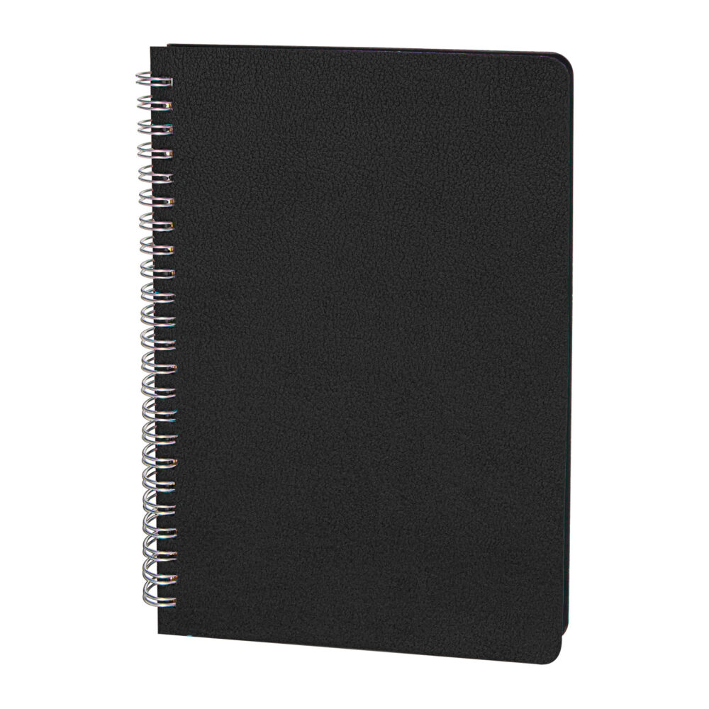 AKYURT SİYAH SPİRALLİ TARİHSİZ DEFTER (13X21 CM) | Promosyon Ürünleri