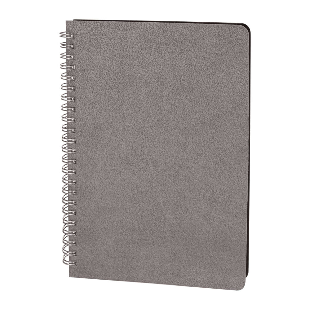 AKYURT GRİ SPİRALLİ TARİHSİZ DEFTER (13X21 CM) | Promosyon Ürünleri