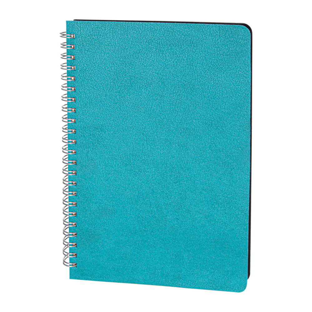 AKYURT TURKUAZ SPİRALLİ TARİHSİZ DEFTER (13X21 CM) | Promosyon Ürünleri