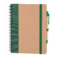 PURSAKLAR YEŞİL SPİRALLİ TARİHSİZ DEFTER (15X21 CM) | Promosyon Ürünleri