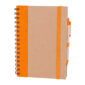 PURSAKLAR TURUNCU SPİRALLİ TARİHSİZ DEFTER (15X21 CM) | Promosyon Ürünleri