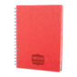 ALTINDAĞ KIRMIZI KARELİ SPİRALLİ TARİHSİZ DEFTER (17X24 CM) | Promosyon Ürünleri