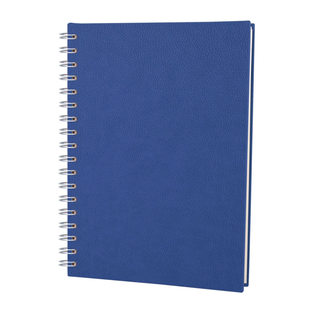 ALTINDAĞ LACİVERT KARELİ SPİRALLİ TARİHSİZ DEFTER (17X24 CM) | Promosyon Ürünleri