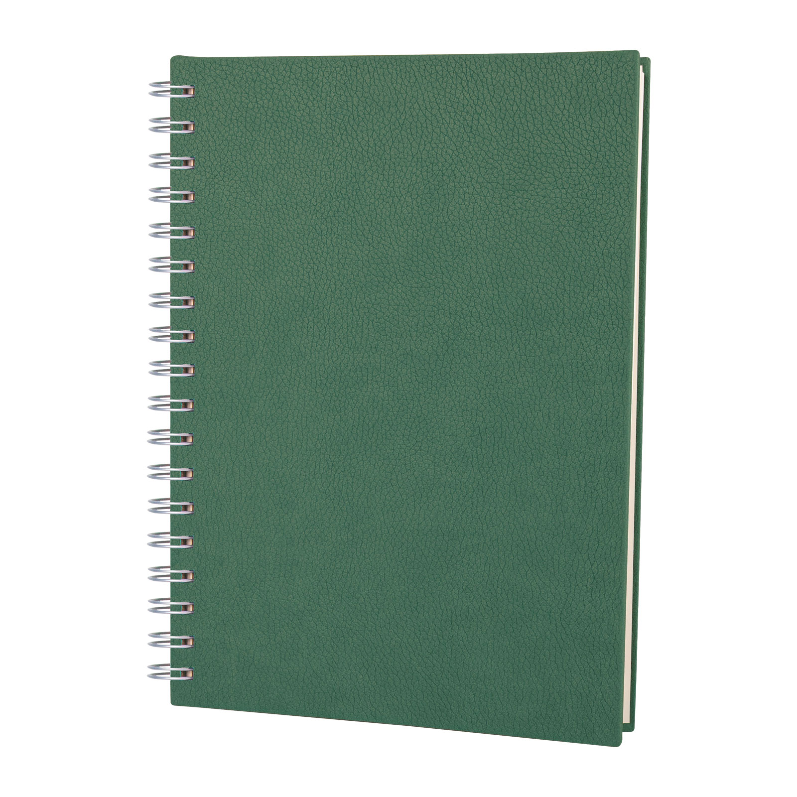 ALTINDAĞ YEŞİL KARELİ SPİRALLİ TARİHSİZ DEFTER (17X24 CM) | Promosyon Ürünleri