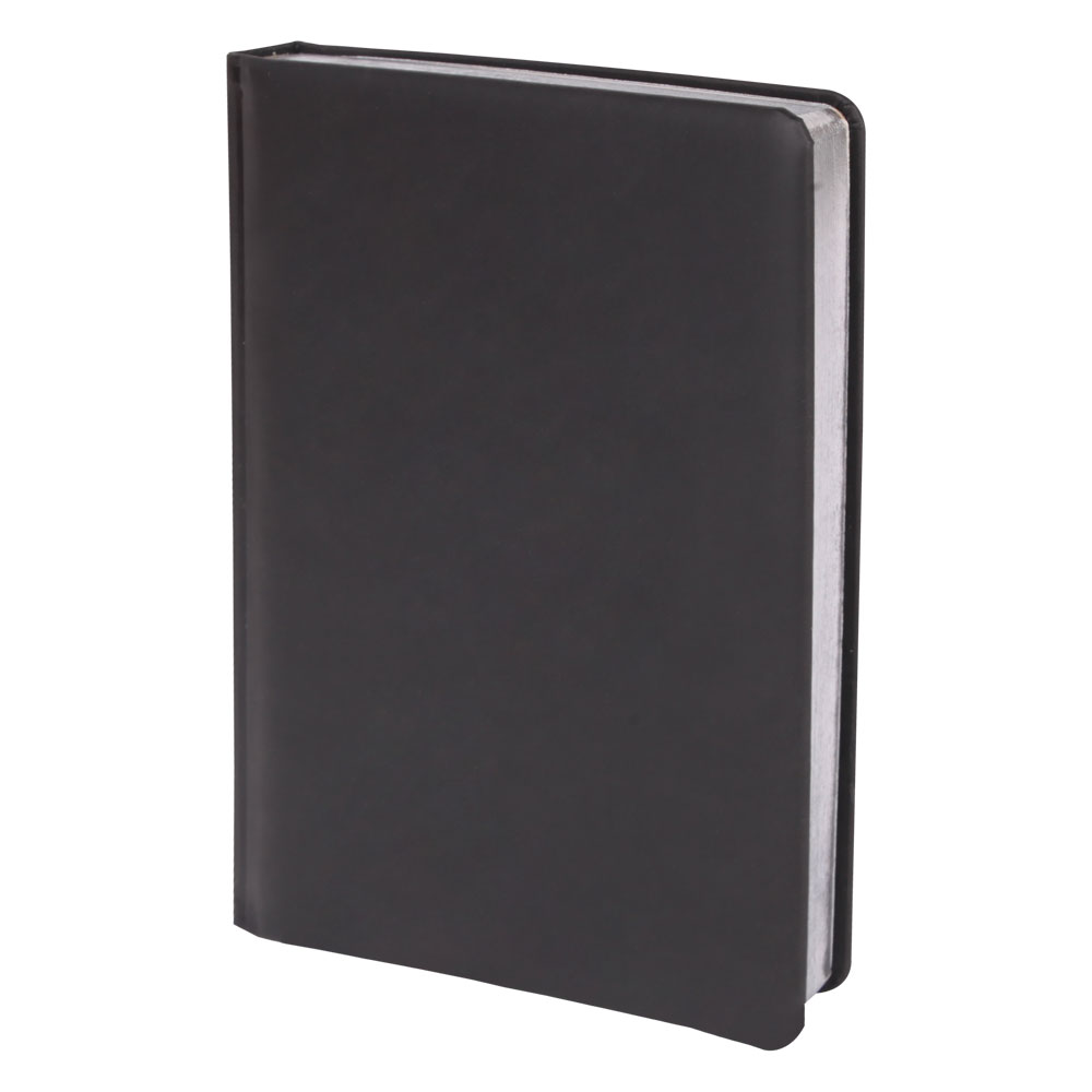 ŞaŞmaz sİyah gÜmÜŞ kenar yaldizli defter 17x24 cm ekstra promosyon ekstra promosyon