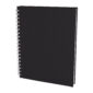 SEĞMENLER SİYAH KARELİ SPİRALLİ TARİHSİZ DEFTER (19X25 CM) | Promosyon Ürünleri