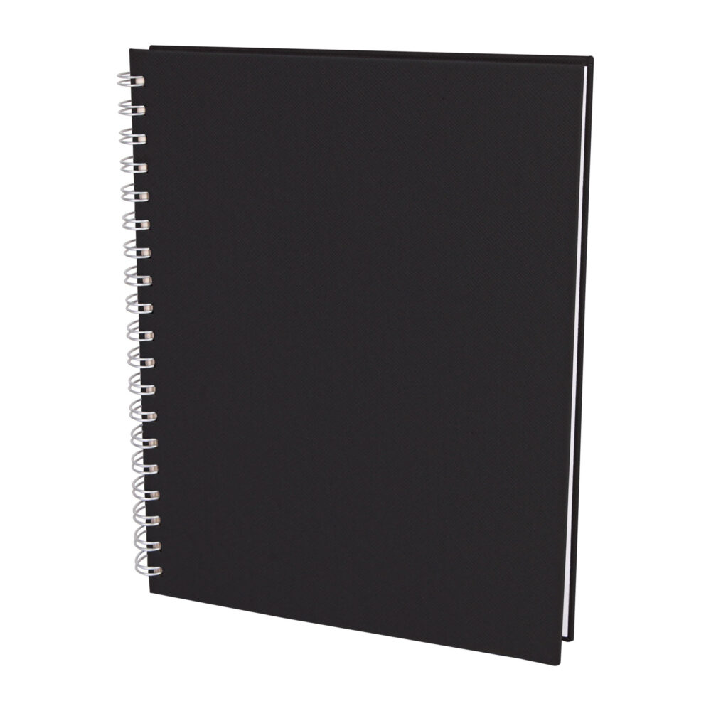 SEĞMENLER SİYAH KARELİ SPİRALLİ TARİHSİZ DEFTER (19X25 CM) | Promosyon Ürünleri