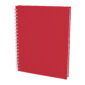 SEĞMENLER KIRMIZI KARELİ SPİRALLİ TARİHSİZ DEFTER (19X25 CM) | Promosyon Ürünleri