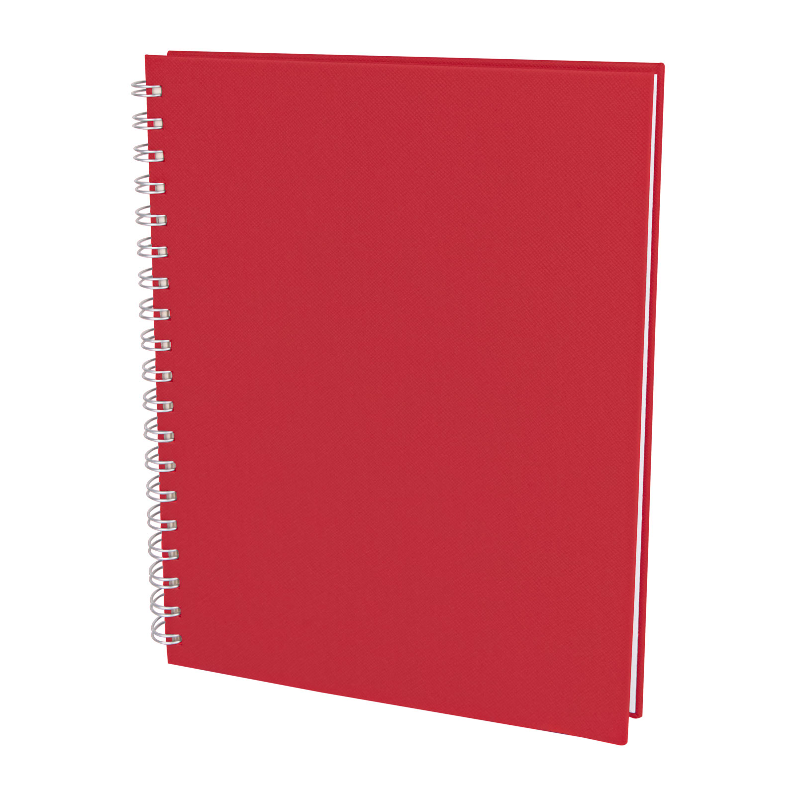 SEĞMENLER KIRMIZI KARELİ SPİRALLİ TARİHSİZ DEFTER (19X25 CM) | Promosyon Ürünleri