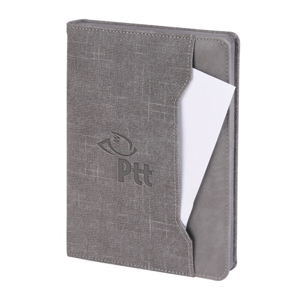 KORU GRİ TARİHSİZ DEFTER (15X21 CM) | Promosyon Ürünleri