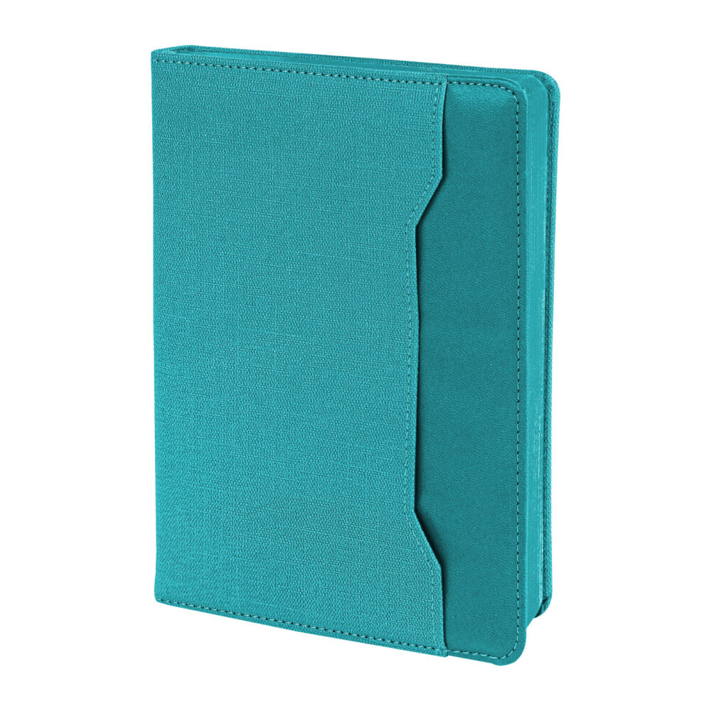 KORU TURKUAZ TARİHSİZ DEFTER (15X21 CM) | Promosyon Ürünleri
