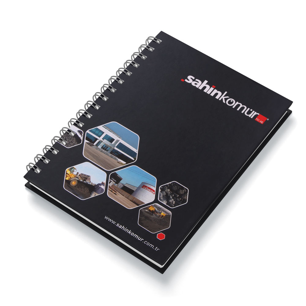 TandoĞan kuŞe mukavva sivama spİrallİ defter 17x24 cm ekstra promosyon ekstra promosyon