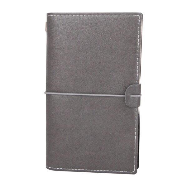 KUĞULU FÜME TARİHSİZ DEFTER (11,5X20 CM)