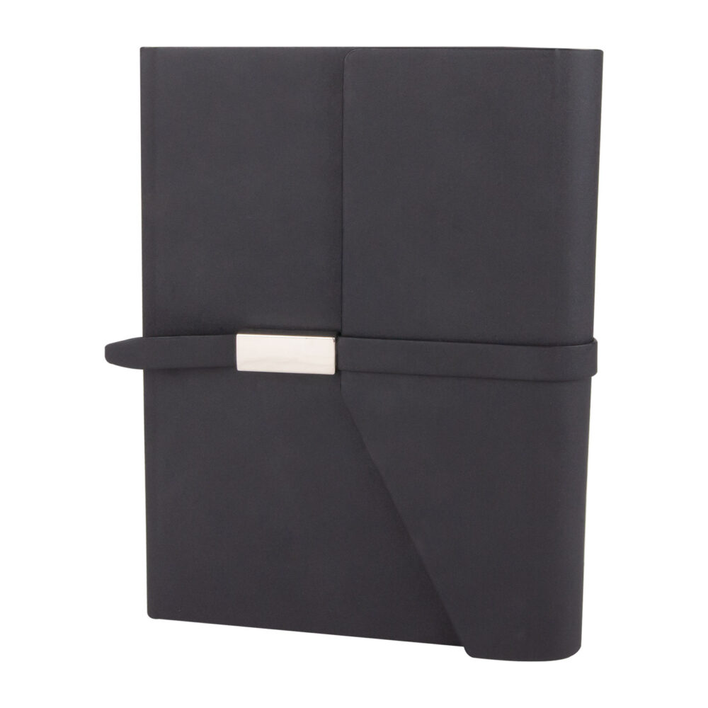 MOGAN SİYAH TARİHSİZ DEFTER (15x21 CM) | Promosyon Ürünleri