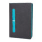 EYMİR TURKUAZ TARİHSİZ DEFTER (15x21 CM) | Promosyon Ürünleri