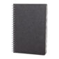 PLEVNE SİYAH KARELİ TARİHSİZ SPİRALLİ DEFTER (20x28 CM) | Promosyon Ürünleri