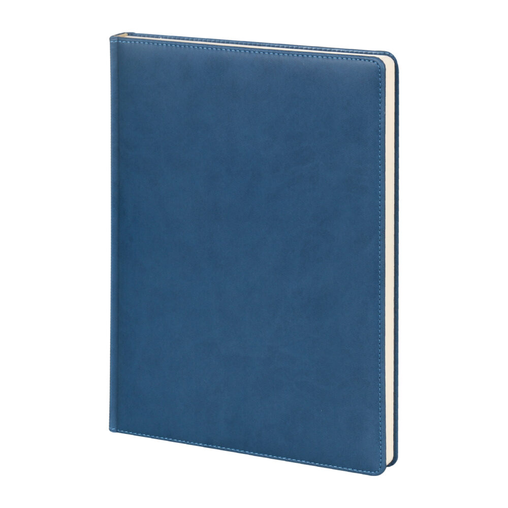 YAKACIK LACİVERT TARİHLİ GÜNLÜK CİLTLİ AJANDA (20X28 CM) | Promosyon Ürünleri